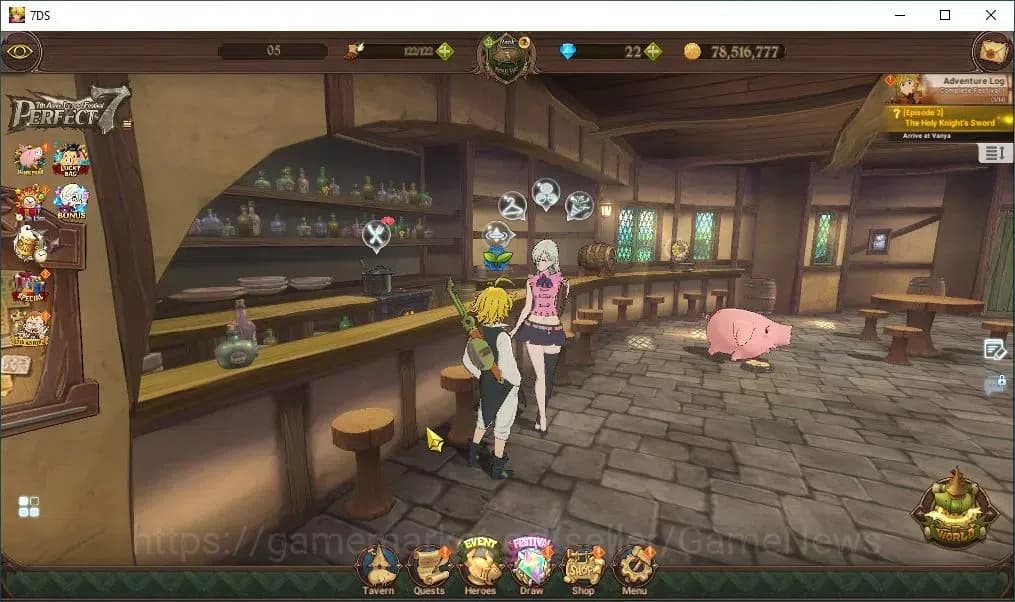 The Seven Deadly Sins: Grand Cross Accounts Asia|223K CC|22 Dm|1 LR + 3 UR|Elizabeth,Nemesis M image 1