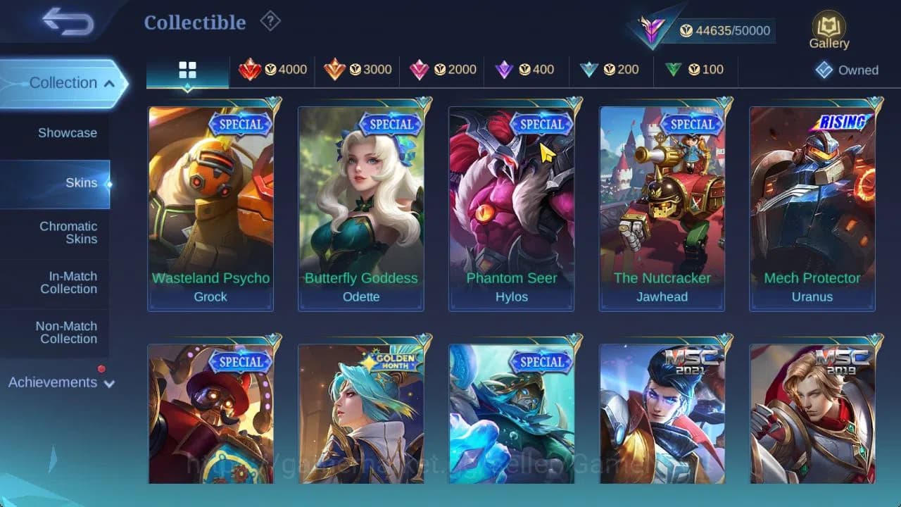 Mobile Legends: Bang Bang Accounts Hero 89|Skin 182|High Glory 58|Prime Granger,LB[Al image 20