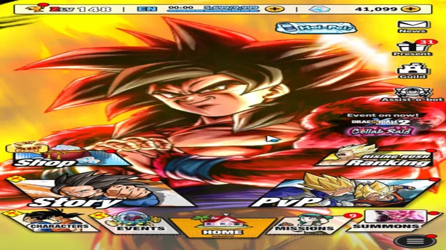 Dragon Ball Legends Accounts 36M Power Account - 7 Ultra Incl. SS Goku, Super B image 1