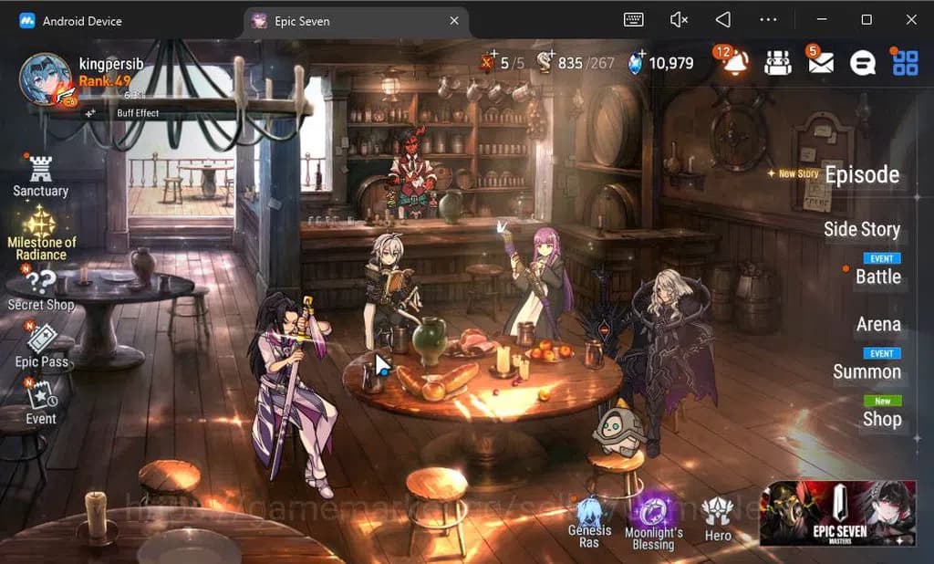 Epic Seven Accounts GLOBAL Unverif|4 ML(Salome,SP Politis,Straze,O Sig image 1