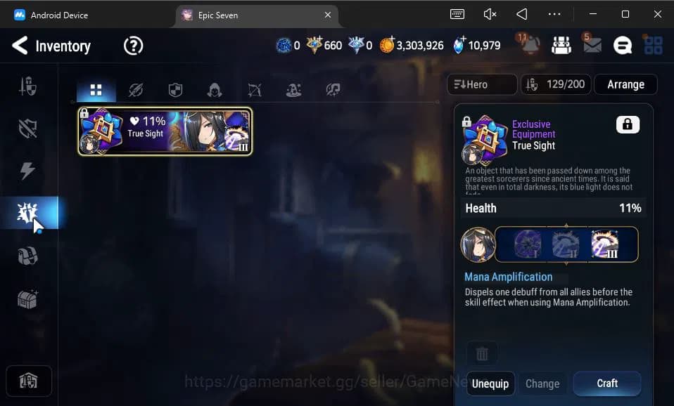 Epic Seven Accounts GLOBAL Unverif|4 ML(Salome,SP Politis,Straze,O Sig image 11