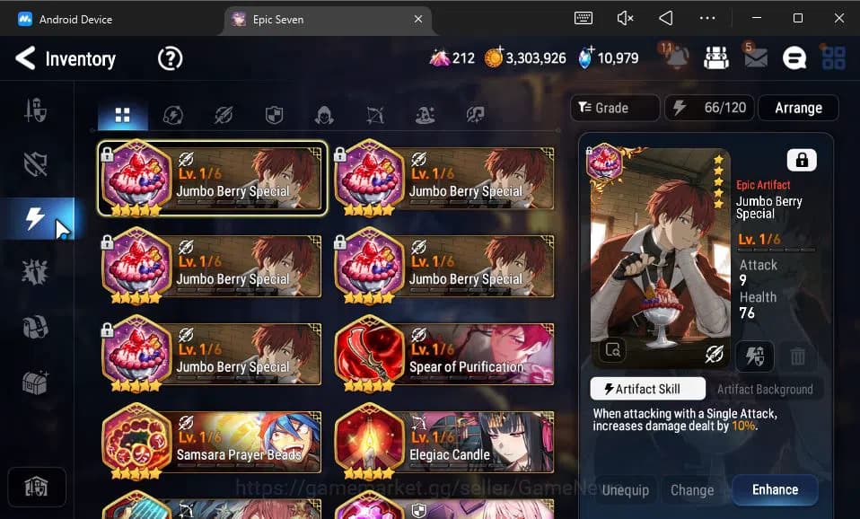 Epic Seven Accounts GLOBAL Unverif|4 ML(Salome,SP Politis,Straze,O Sig image 12