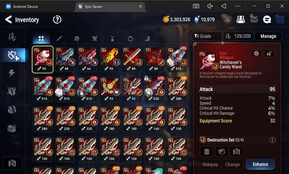 Epic Seven Accounts GLOBAL Unverif|4 ML(Salome,SP Politis,Straze,O Sig image 13