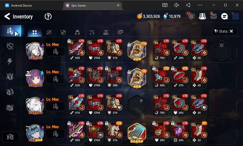 Epic Seven Accounts GLOBAL Unverif|4 ML(Salome,SP Politis,Straze,O Sig image 14