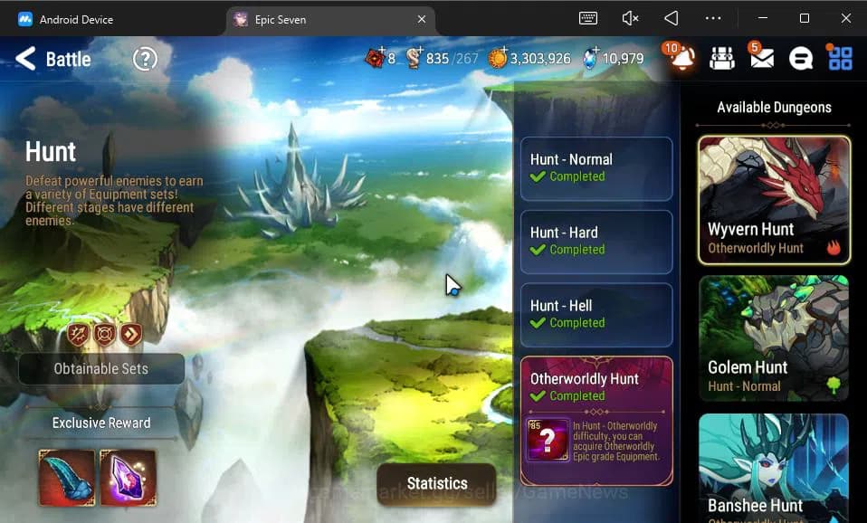 Epic Seven Accounts GLOBAL Unverif|4 ML(Salome,SP Politis,Straze,O Sig image 6