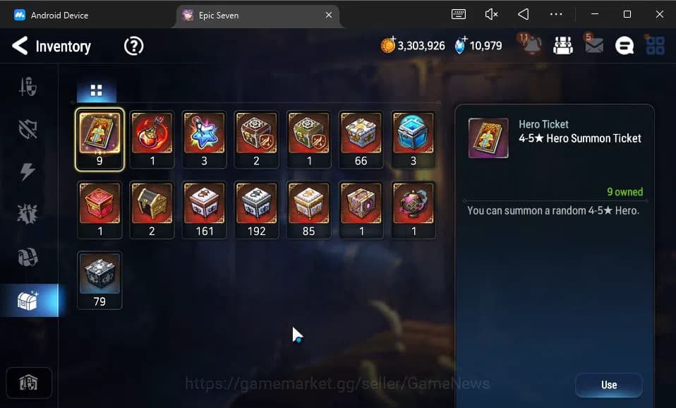 Epic Seven Accounts GLOBAL Unverif|4 ML(Salome,SP Politis,Straze,O Sig image 9