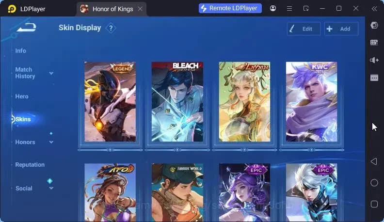 Honor of Kings Accounts Global Starter Skin90 Hero111 |Legend+Bleach HuoYi image 4