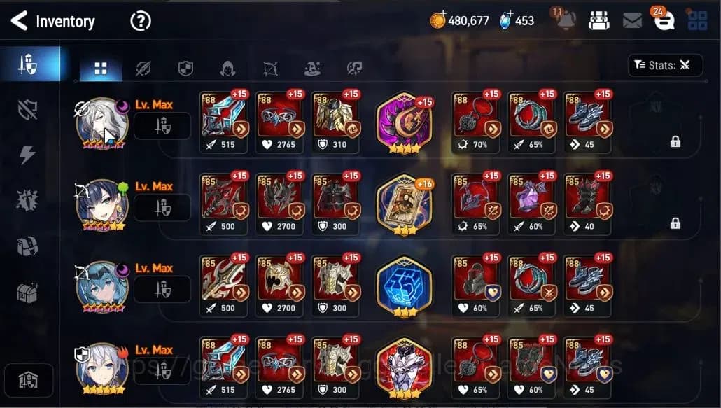 Epic Seven Accounts GLOBAL UNVERIF||New Era|5 ML(SP Politis,STaeyou,St image 17