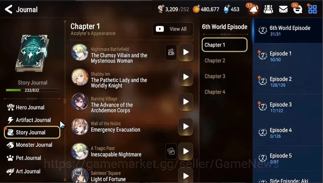 Epic Seven Accounts GLOBAL UNVERIF||New Era|5 ML(SP Politis,STaeyou,St image 7