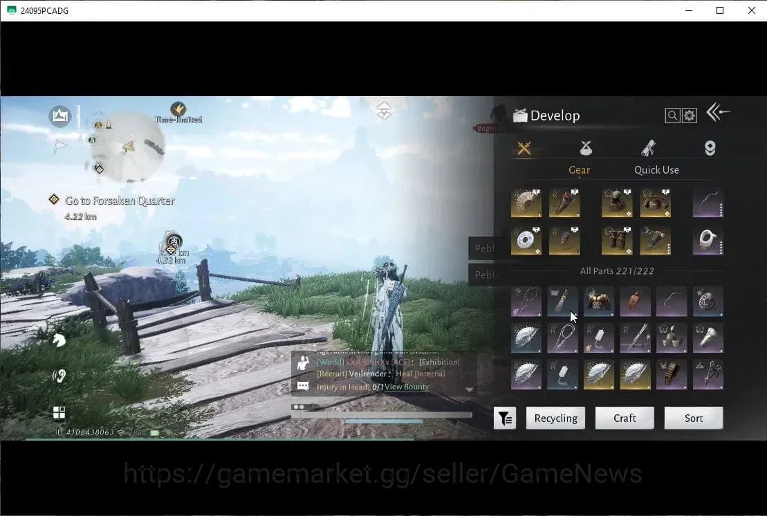 Where Winds Meet Accounts GLOBAL|Lv 92|GS 21K|Peaceful Life,Anthem of Ages|9 image 18