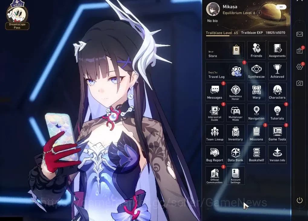 Honkai Star Rail Accounts Asia|TL 65|Triple DoT|12 Limited|Kafka,Hysilens E1 image 1