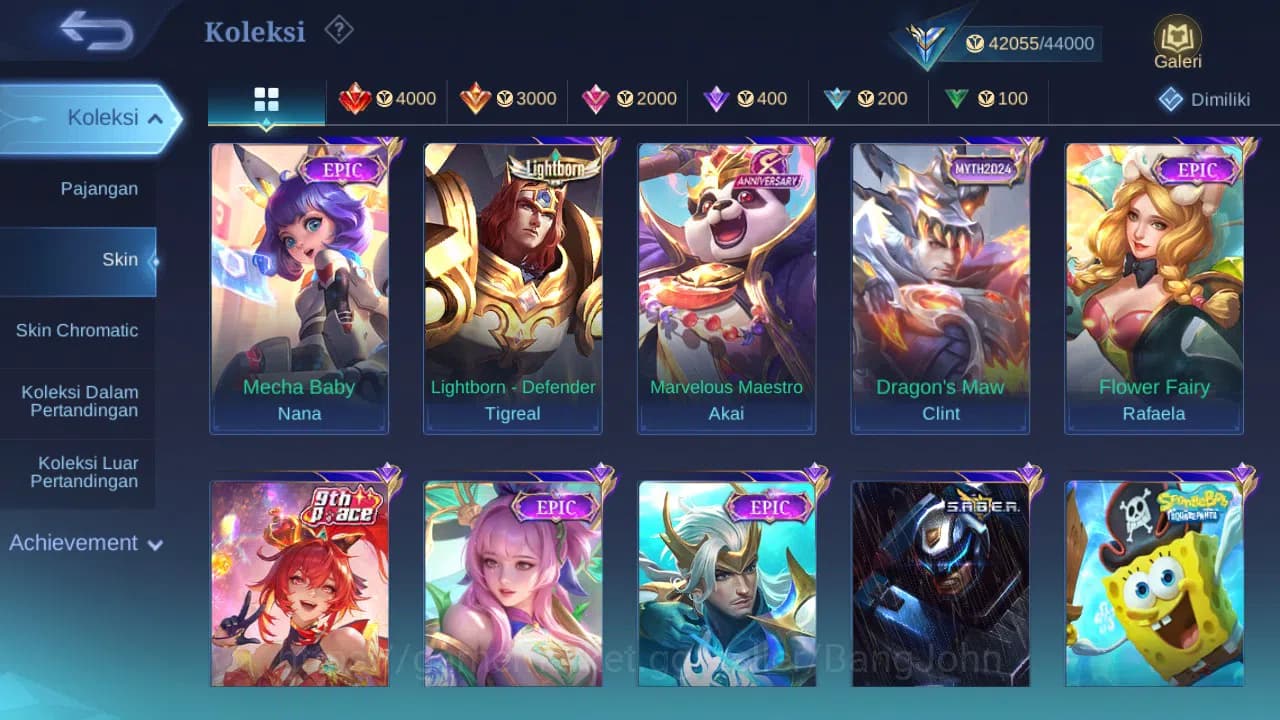 Mobile Legends: Bang Bang Accounts GLOBAL Hero 118 Skin 200 | Annual Sun | CC Nata | image 2