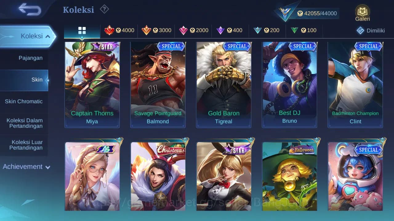 Mobile Legends: Bang Bang Accounts GLOBAL Hero 118 Skin 200 | Annual Sun | CC Nata | image 6