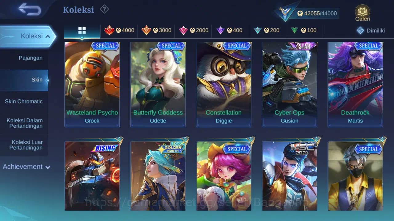 Mobile Legends: Bang Bang Accounts GLOBAL Hero 118 Skin 200 | Annual Sun | CC Nata | image 8
