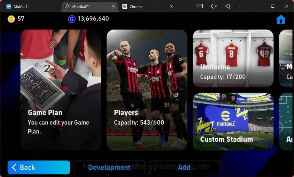 eFootball Accounts ANDROID|PW 3175|Epc Xavi| Epc Messi|Epc Steven Ger image 1
