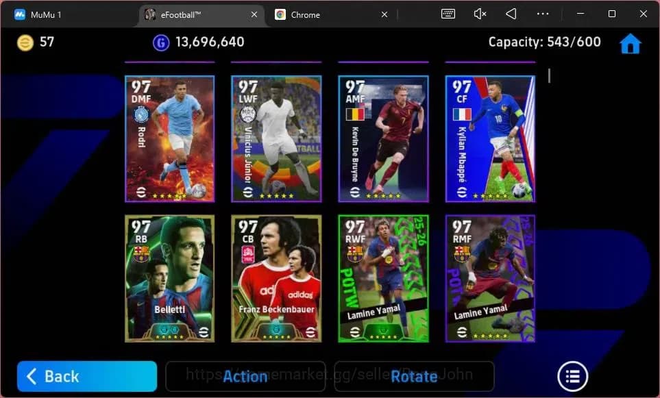 eFootball Accounts ANDROID|PW 3175|Epc Xavi| Epc Messi|Epc Steven Ger image 6