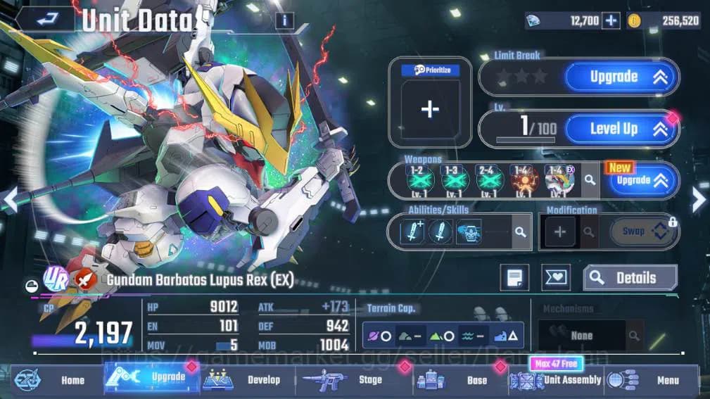 SD Gundam G Generation ETERNAL Accounts GLOBAL Rank 8| DM 12k, UR unit 11, Char 6, supp 3, image 11