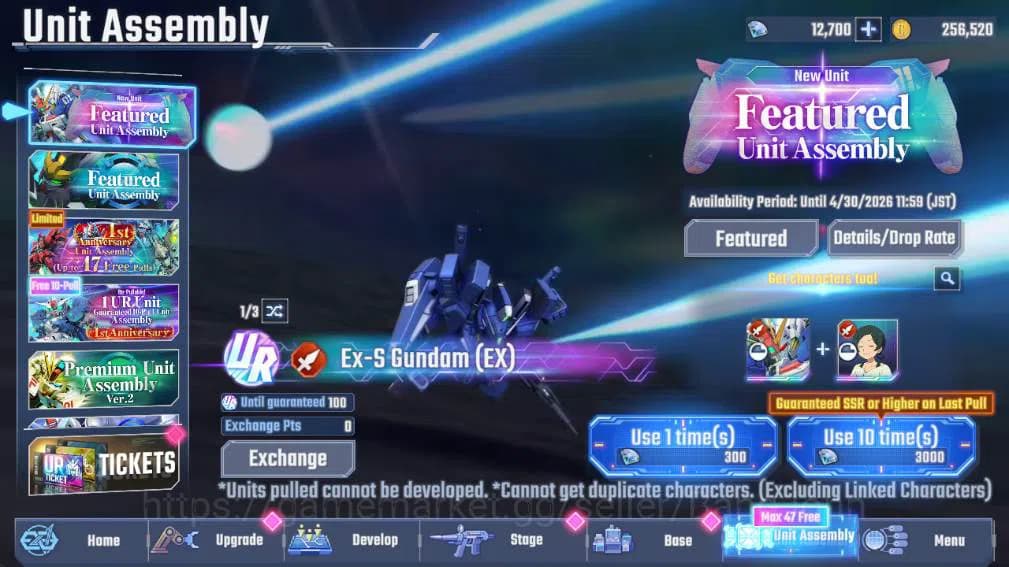 SD Gundam G Generation ETERNAL Accounts GLOBAL Rank 8| DM 12k, UR unit 11, Char 6, supp 3, image 6