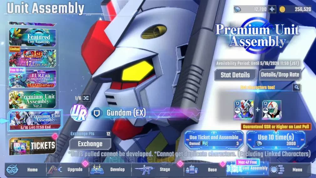 SD Gundam G Generation ETERNAL Accounts GLOBAL Rank 8| DM 12k, UR unit 11, Char 6, supp 3, image 7