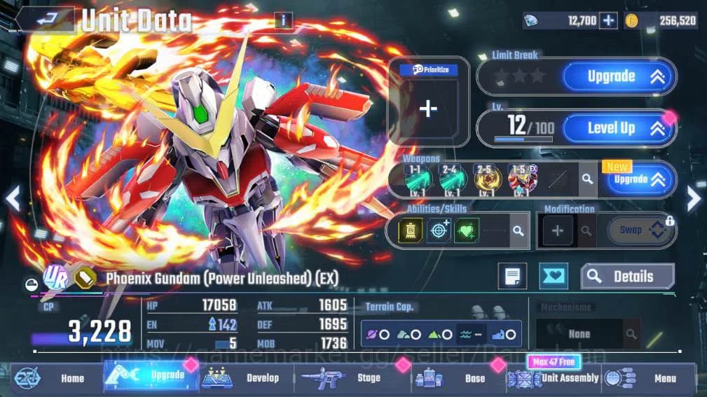 SD Gundam G Generation ETERNAL Accounts GLOBAL Rank 8| DM 12k, UR unit 11, Char 6, supp 3, image 9