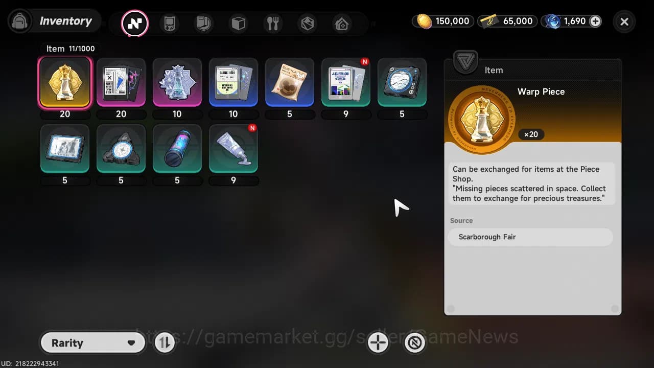 Neverness to Everness Accounts GLOBAL EU|HL 3| 1 SSR (Nanally)+1 Selector On| 6 S image 3