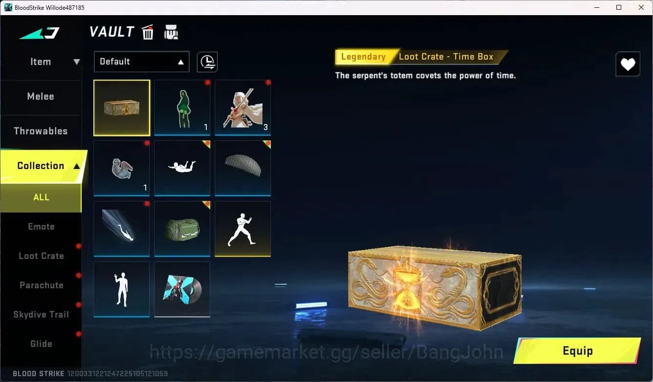 Blood Strike Accounts ASIA | 3 Legendary Skins | Malee Butterflu Knife-S image 10