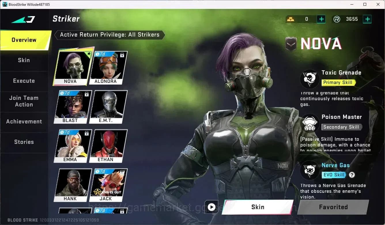 Blood Strike Accounts ASIA | 3 Legendary Skins | Malee Butterflu Knife-S image 3