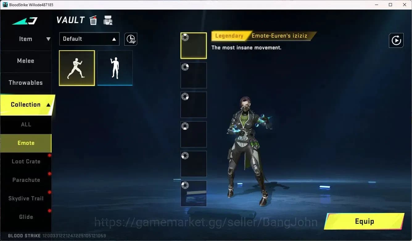 Blood Strike Accounts ASIA | 3 Legendary Skins | Malee Butterflu Knife-S image 9