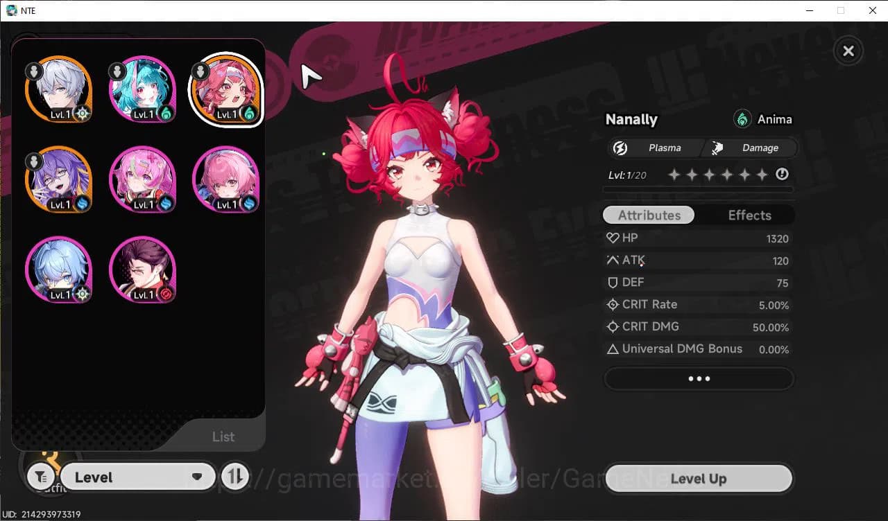 Neverness to Everness Accounts GLOBAL EU Bonus All Server|HL 3| 1 SSR Limited Nan image 1