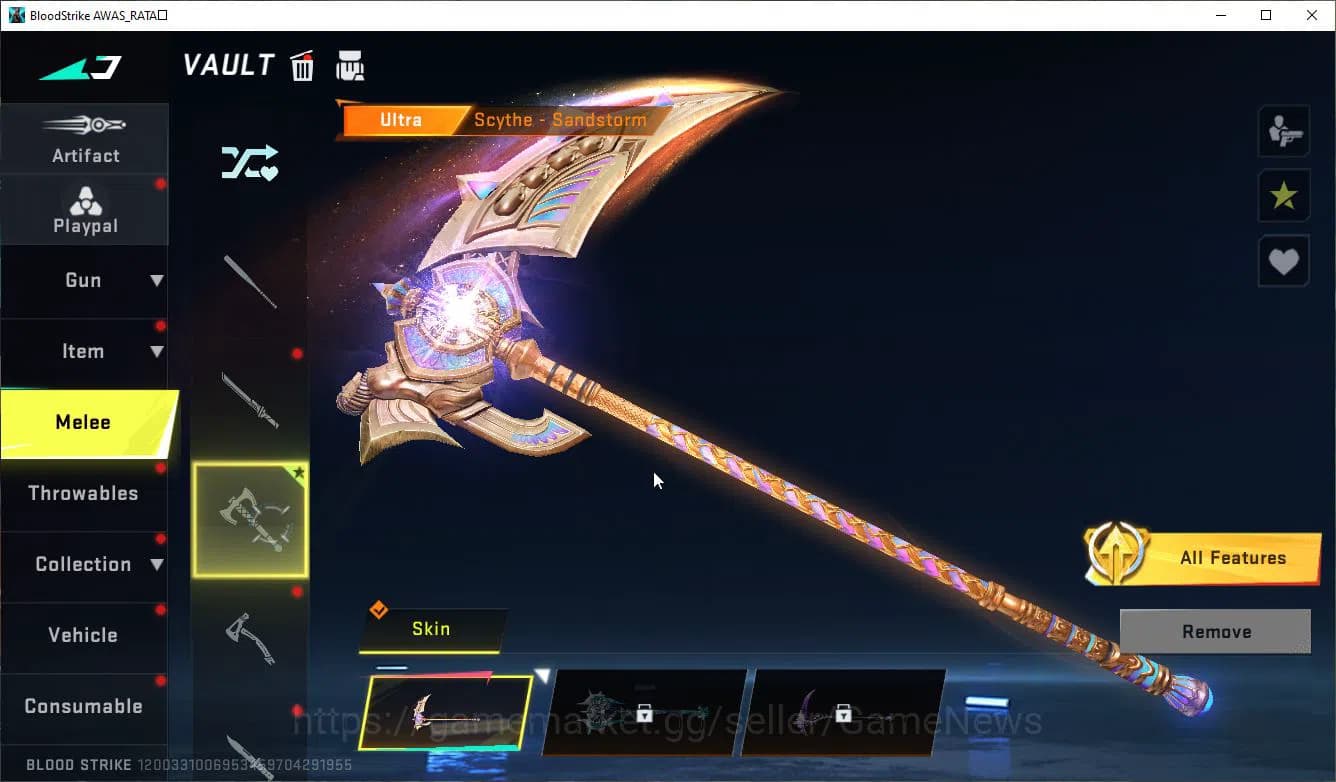 Blood Strike Accounts ASIA|ETERNAL Zero-Oda+MELE Scythe-Storm|10 ULTRA[N image 16