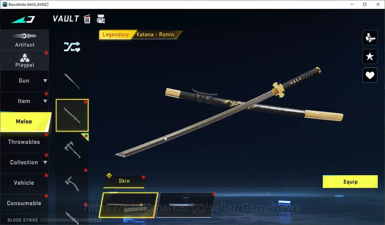 Blood Strike Accounts ASIA|ETERNAL Zero-Oda+MELE Scythe-Storm|10 ULTRA[N image 17