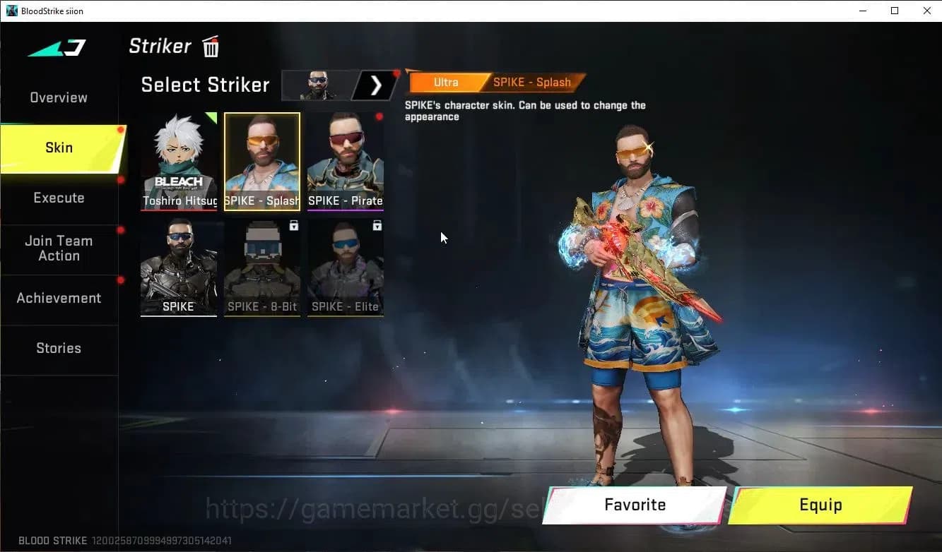Blood Strike Accounts ASIA|ETERNAL Spear+Mele Shuriken+Collab Bleach(Bya image 19