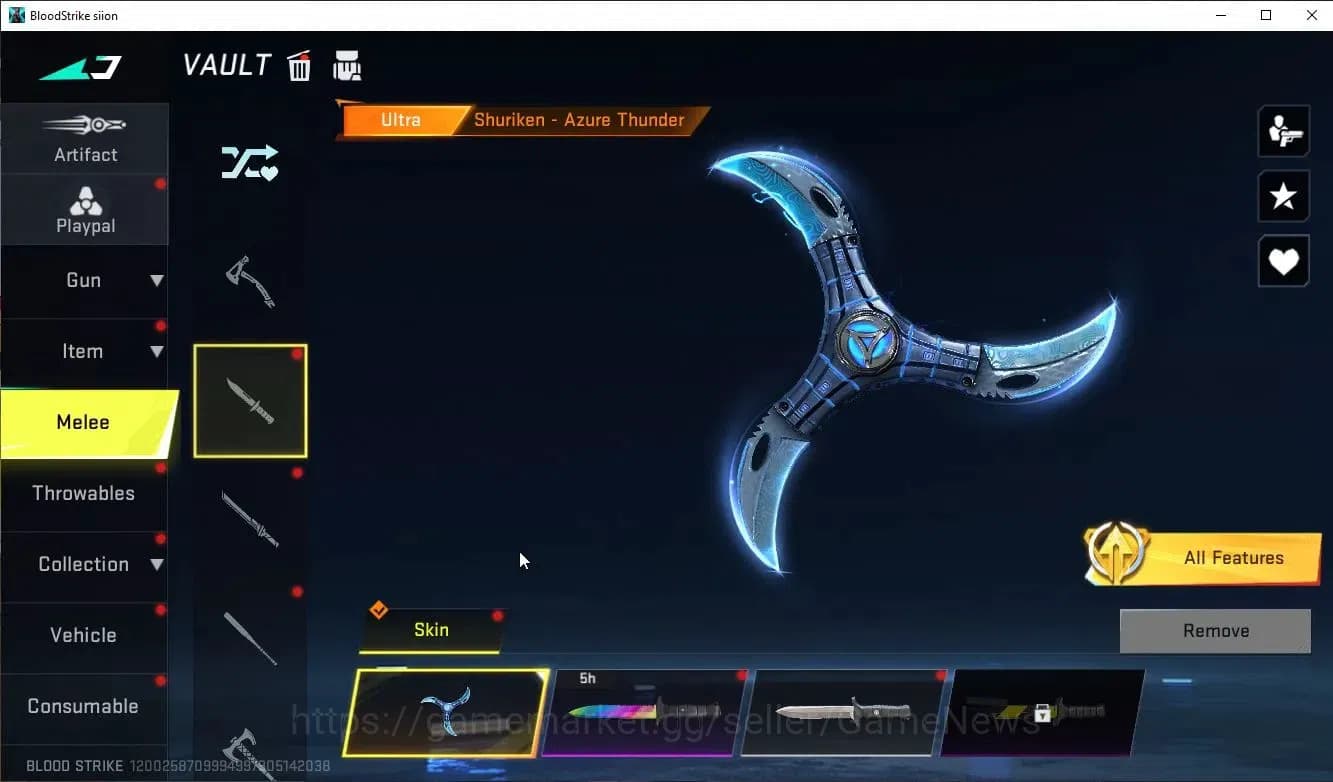 Blood Strike Accounts ASIA|ETERNAL Spear+Mele Shuriken+Collab Bleach(Bya image 6