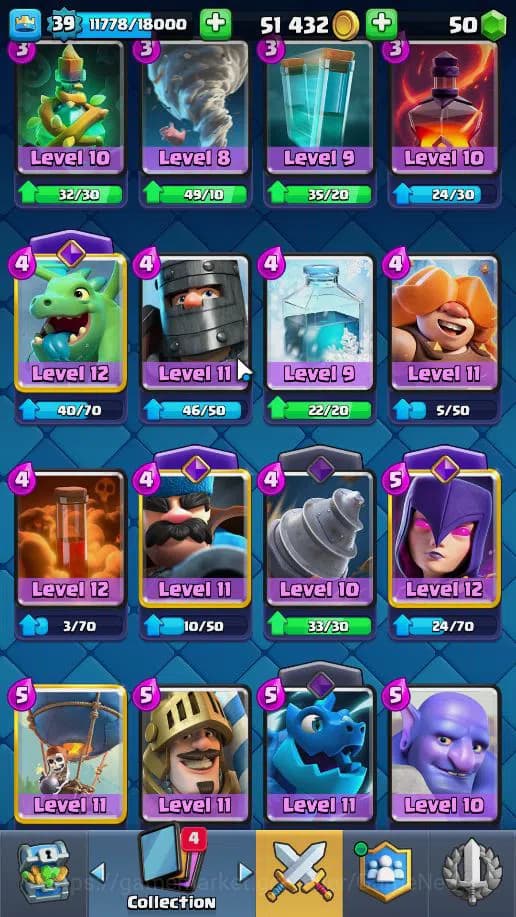 Clash Royale Accounts Lv 39|Trophy 8115|KTL 13|Limited Skin|Total Card 1 image 10