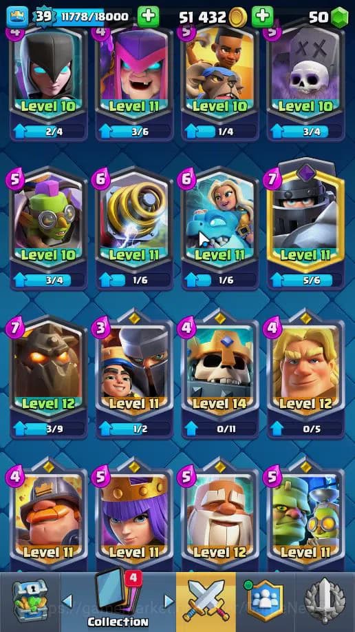 Clash Royale Accounts Lv 39|Trophy 8115|KTL 13|Limited Skin|Total Card 1 image 12