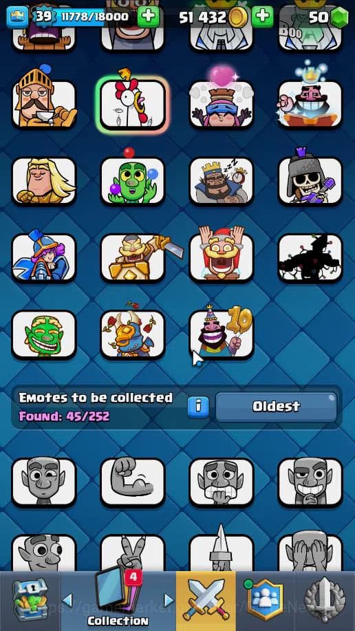Clash Royale Accounts Lv 39|Trophy 8115|KTL 13|Limited Skin|Total Card 1 image 16