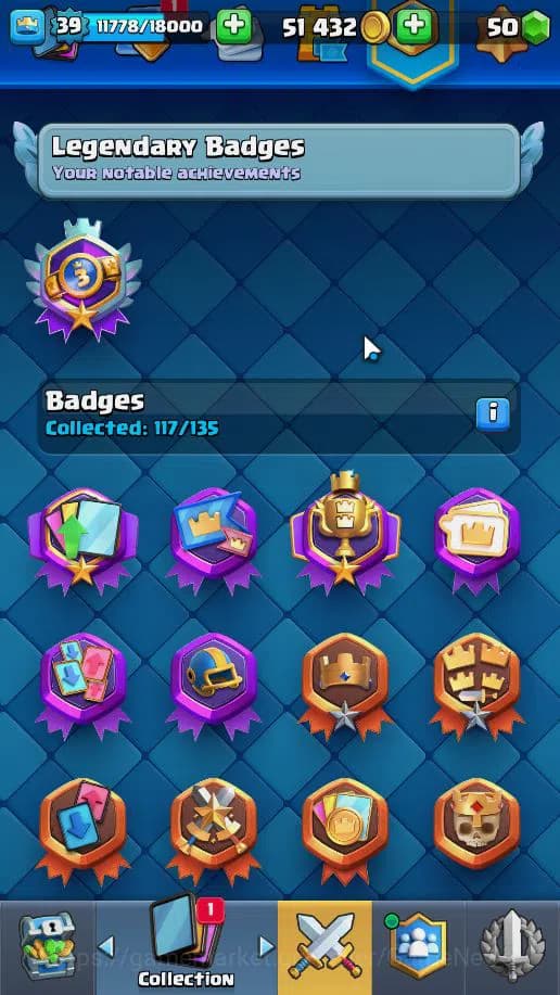 Clash Royale Accounts Lv 39|Trophy 8115|KTL 13|Limited Skin|Total Card 1 image 19