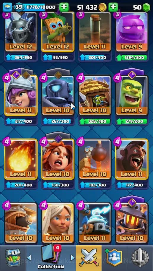 Clash Royale Accounts Lv 39|Trophy 8115|KTL 13|Limited Skin|Total Card 1 image 8