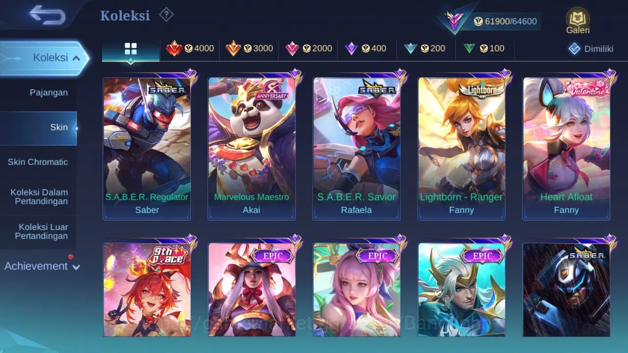 Mobile Legends: Bang Bang Accounts GLOBAL Hero 132 Skin 257 M3 Roger | Stunt Brody | image 3