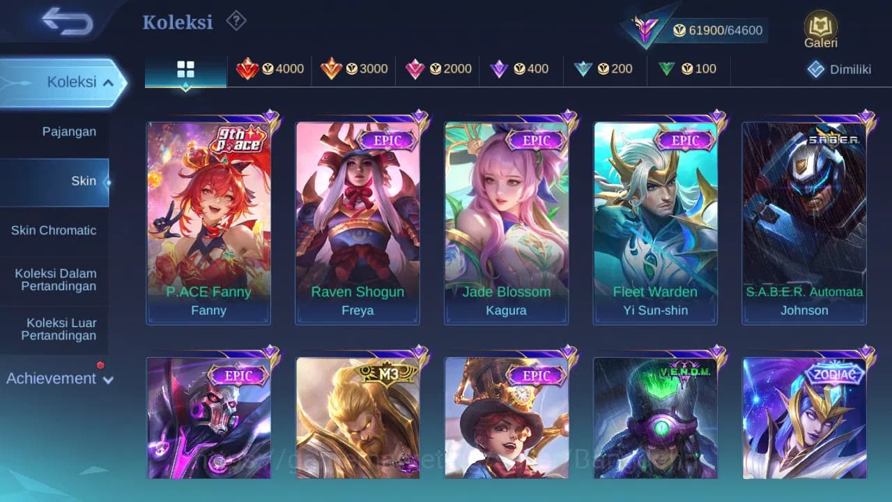 Mobile Legends: Bang Bang Accounts GLOBAL Hero 132 Skin 257 M3 Roger | Stunt Brody | image 4