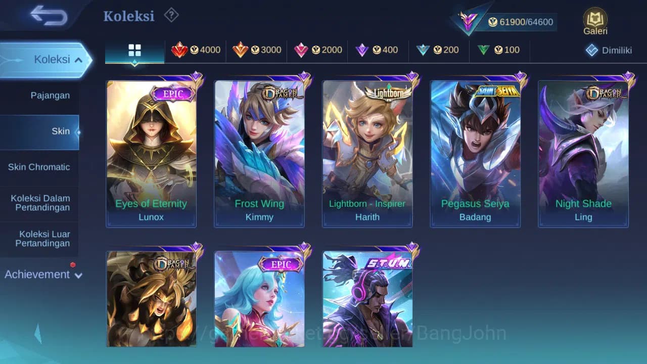 Mobile Legends: Bang Bang Accounts GLOBAL Hero 132 Skin 257 M3 Roger | Stunt Brody | image 7