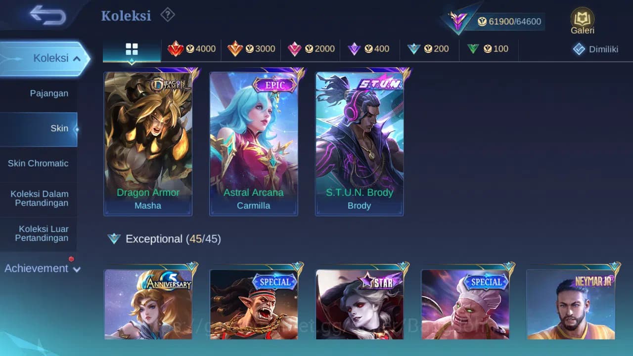 Mobile Legends: Bang Bang Accounts GLOBAL Hero 132 Skin 257 M3 Roger | Stunt Brody | image 8
