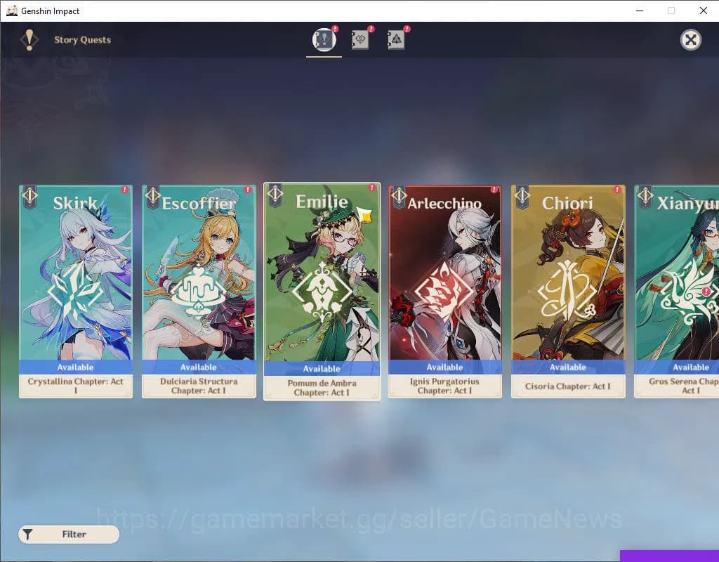 Genshin Impact Accounts EU|Ready Gacha|AR 55|48000 Primogem + 60 IF + 103 image 14