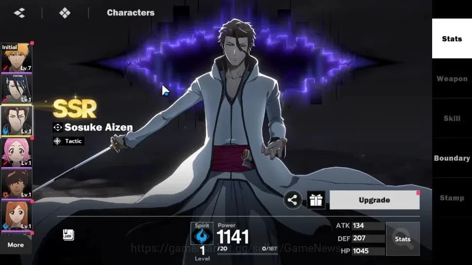 BLEACH: Soul Resonance Accounts Crunchyroll NA |Fresh Starter LV 3|2 SSR Byakuya K image 3