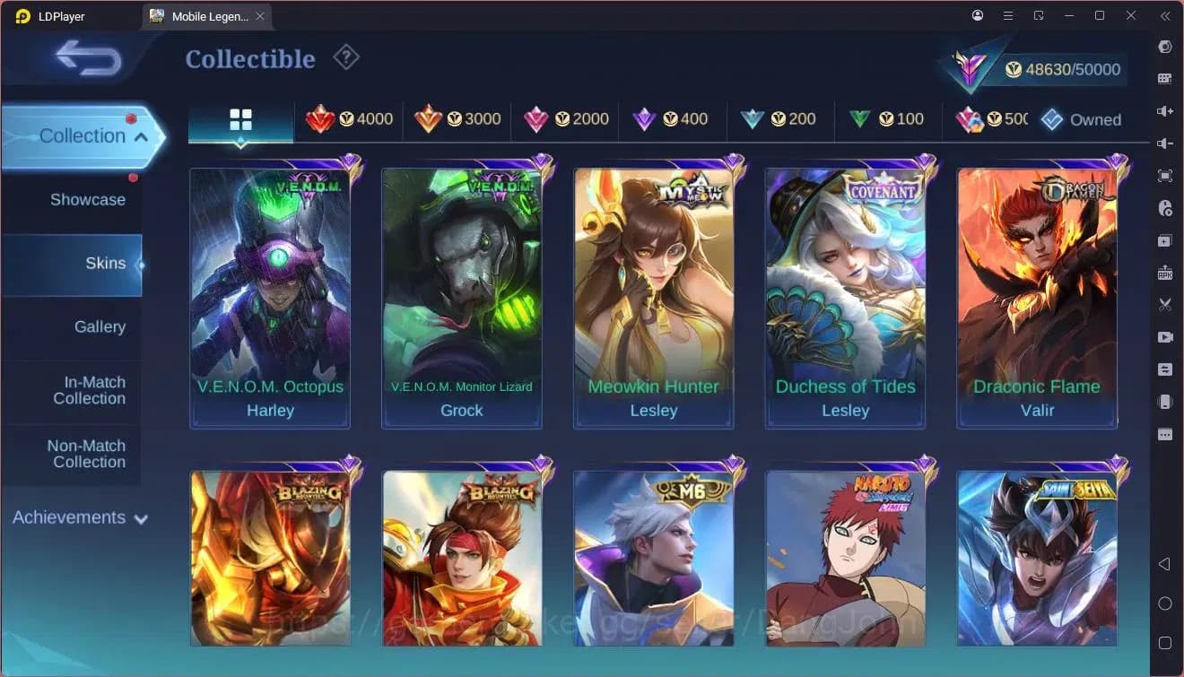 Mobile Legends: Bang Bang Accounts GLOBAL Hero 107 Skin 198 |KOF karina|CC natalia|Ep image 5