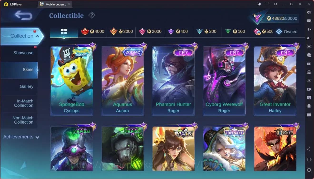 Mobile Legends: Bang Bang Accounts GLOBAL Hero 107 Skin 198 |KOF karina|CC natalia|Ep image 6