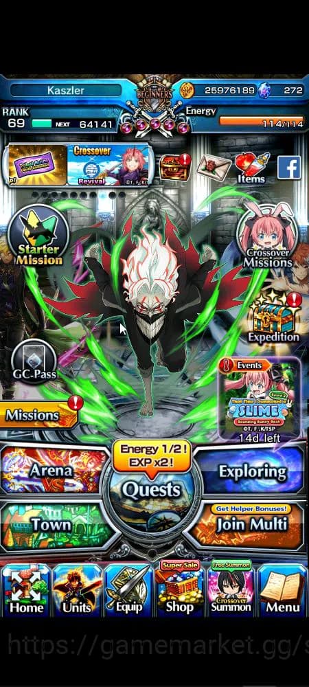 Grand Summoners Accounts Global|Rank 69|272 cc|17 Ascend+4 TW|[Inumuta,Okar image 12