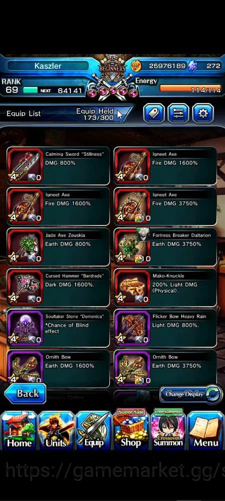 Grand Summoners Accounts Global|Rank 69|272 cc|17 Ascend+4 TW|[Inumuta,Okar image 4