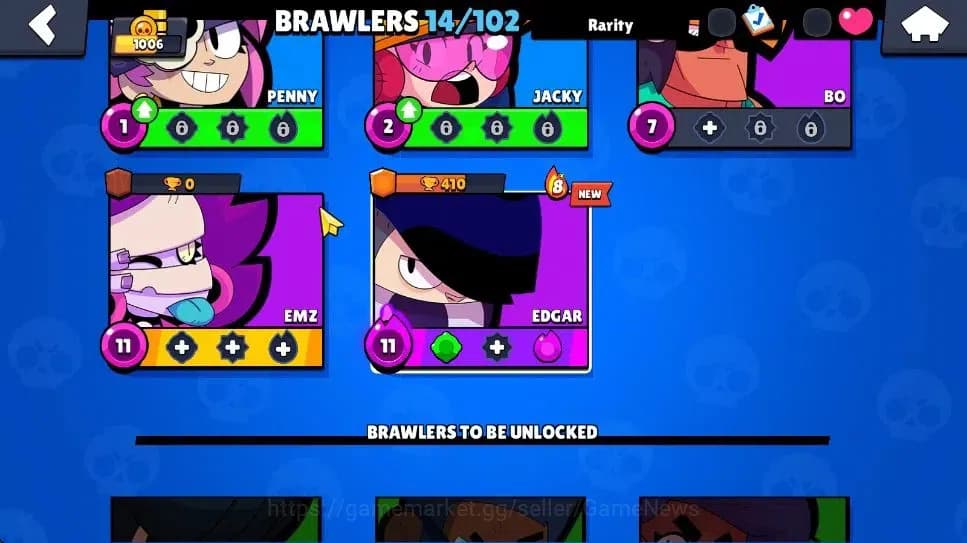 Brawl Stars Accounts 1006 Trophy|3,8K Bling|14 Brawlers 3 Max Lvl [Shel image 10