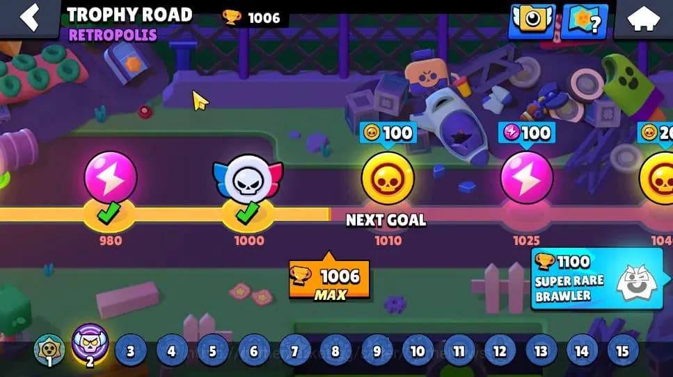 Brawl Stars Accounts 1006 Trophy|3,8K Bling|14 Brawlers 3 Max Lvl [Shel image 5